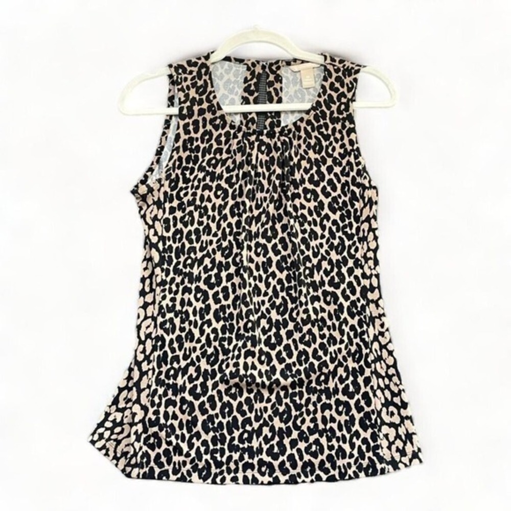 Banana Republic Leopard Print‎ Sleeveless Top Size XS